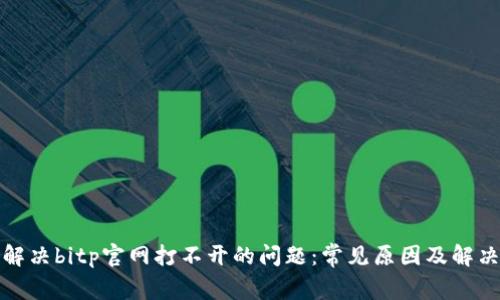如何解决bitp官网打不开的问题：常见原因及解决方案