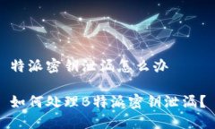 特派密钥泄漏怎么办如何