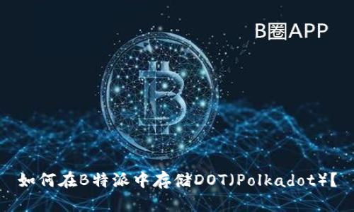 如何在B特派中存储DOT（Polkadot）？